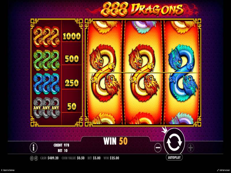 Bonus Bucks 888 Dragon Slot Game